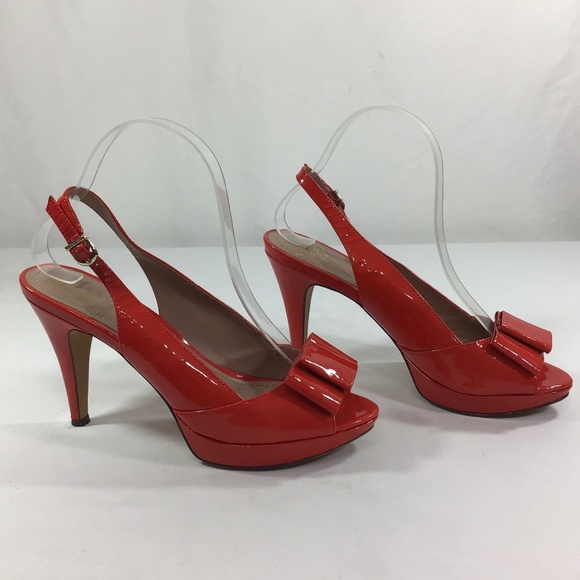 Vince Camuto Red Slingback Sandals - Picture 5 of 14